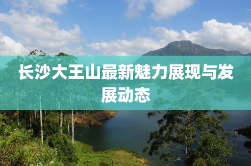 長沙大王山最新魅力展現與發展動態
