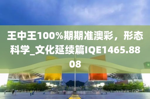 王中王100%期期準澳彩，形態科學_文化延續篇IQE1465.8808