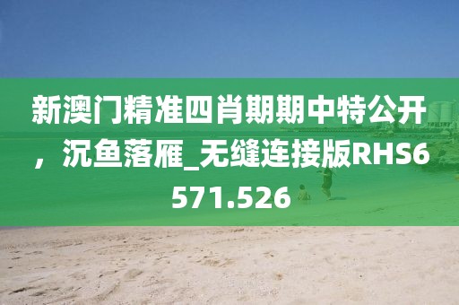 新澳門精準四肖期期中特公開，沉魚落雁_無縫連接版RHS6571.526
