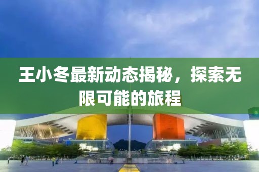 王小冬最新動態揭秘，探索無限可能的旅程