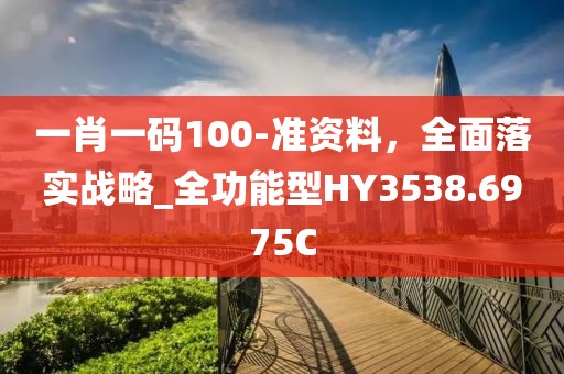一肖一碼100-準資料，全面落實戰略_全功能型HY3538.6975C