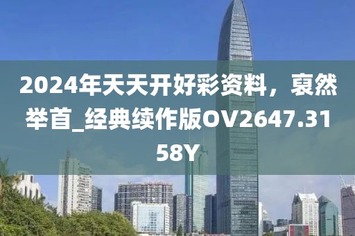 2024年天天開好彩資料，裒然舉首_經典續作版OV2647.3158Y