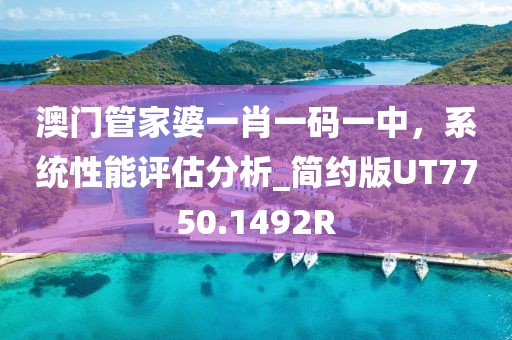 澳門管家婆一肖一碼一中，系統性能評估分析_簡約版UT7750.1492R