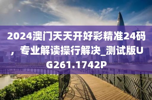 2024澳門天天開好彩精準24碼，專業解讀操行解決_測試版UG261.1742P