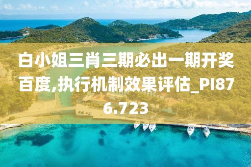 白小姐三肖三期必出一期開獎百度,執行機制效果評估_PI876.723