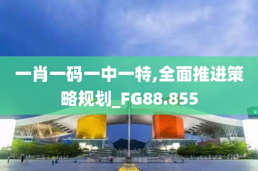 一肖一碼一中一特,全面推進策略規劃_FG88.855