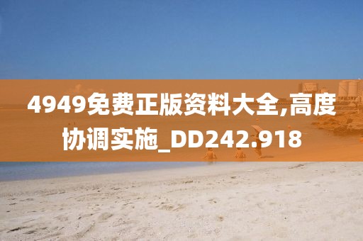 4949免費正版資料大全,高度協調實施_DD242.918