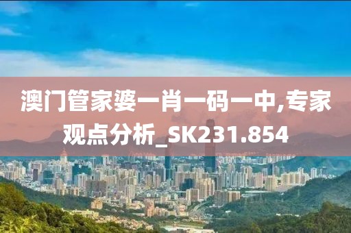 澳門管家婆一肖一碼一中,專家觀點分析_SK231.854