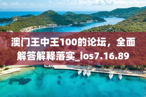澳門王中王100的論壇，全面解答解釋落實_ios7.16.89
