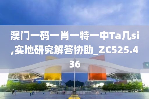 澳門一碼一肖一特一中Ta幾si,實地研究解答協助_ZC525.436