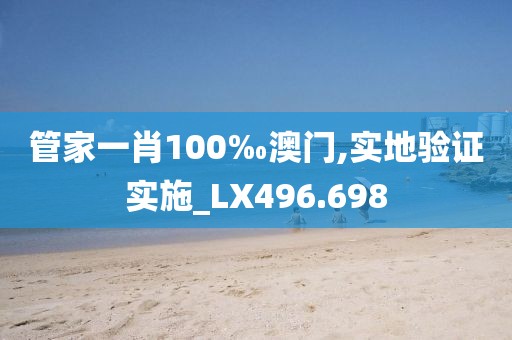管家一肖100‰澳門,實地驗證實施_LX496.698