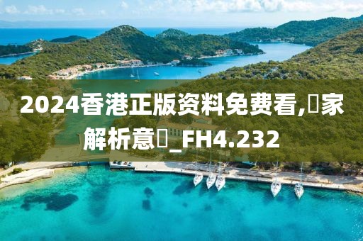 2024香港正版資料免費看,專家解析意見_FH4.232