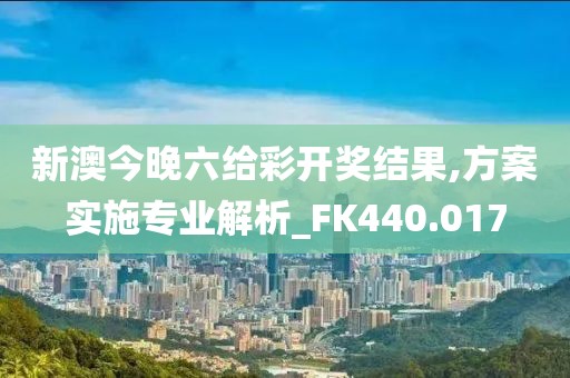 新澳今晚六給彩開獎結果,方案實施專業解析_FK440.017