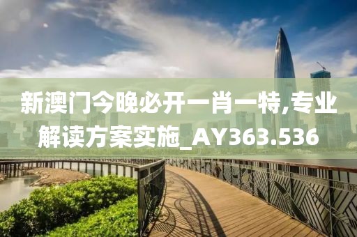 新澳門今晚必開一肖一特,專業解讀方案實施_AY363.536