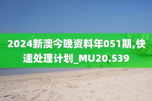 2024新澳今晚資料年051期,快速處理計劃_MU20.539
