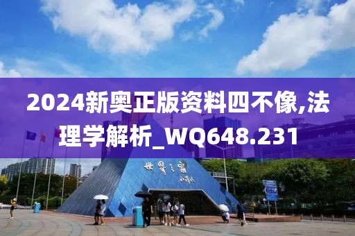 2024新奧正版資料四不像,法理學解析_WQ648.231