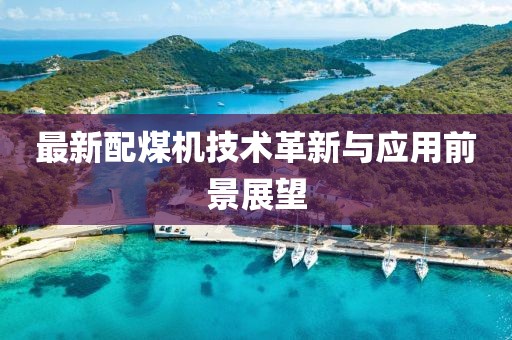 最新配煤機技術革新與應用前景展望