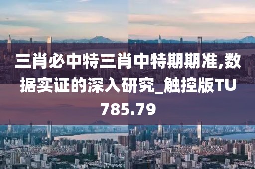 三肖必中特三肖中特期期準,數據實證的深入研究_觸控版TU785.79
