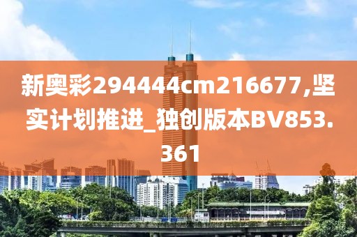 新奧彩294444cm216677,堅實計劃推進_獨創版本BV853.361