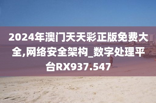2024年澳門天天彩正版免費大全,網絡安全架構_數字處理平臺RX937.547