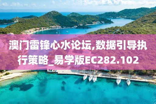 澳門雷鋒心水論壇,數據引導執行策略_易學版EC282.102