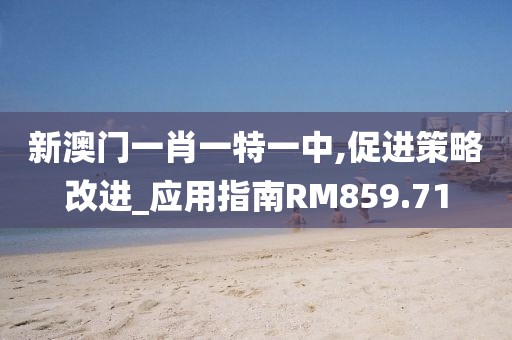新澳門一肖一特一中,促進策略改進_應用指南RM859.71