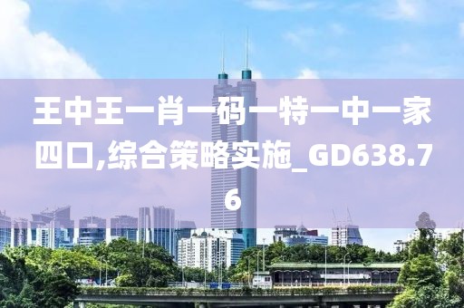 王中王一肖一碼一特一中一家四口,綜合策略實施_GD638.76
