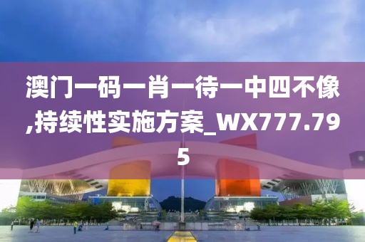 澳門一碼一肖一待一中四不像,持續性實施方案_WX777.795
