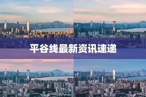 平谷線最新資訊速遞