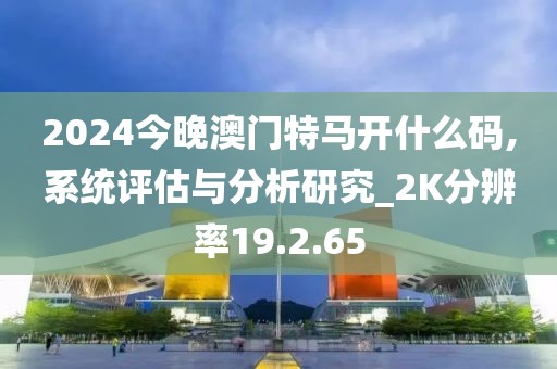 2024今晚澳門特馬開什么碼,系統評估與分析研究_2K分辨率19.2.65
