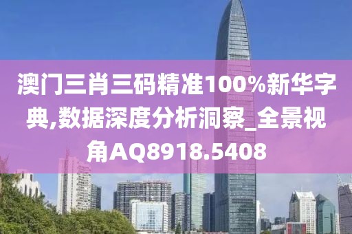 澳門三肖三碼精準100%新華字典,數據深度分析洞察_全景視角AQ8918.5408