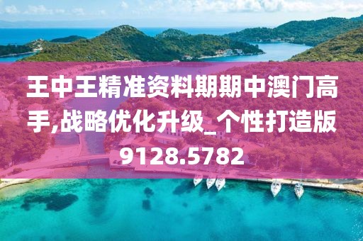 王中王精準資料期期中澳門高手,戰略優化升級_個性打造版9128.5782