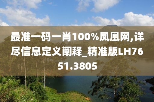 最準一碼一肖100%鳳凰網,詳盡信息定義闡釋_精準版LH7651.3805