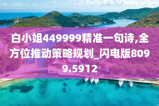 白小姐449999精準一句詩,全方位推動策略規劃_閃電版8099.5912