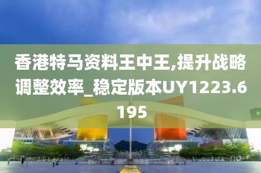 香港特馬資料王中王,提升戰略調整效率_穩定版本UY1223.6195