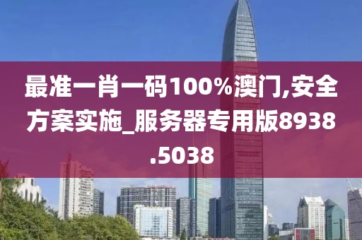 最準一肖一碼100%澳門,安全方案實施_服務器專用版8938.5038