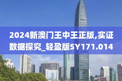 2024新澳門王中王正版,實證數據探究_輕盈版SY171.014
