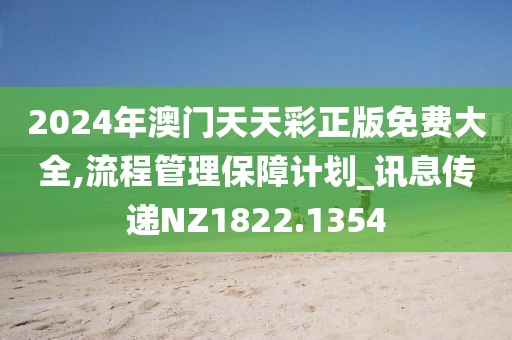 2024年澳門天天彩正版免費大全,流程管理保障計劃_訊息傳遞NZ1822.1354