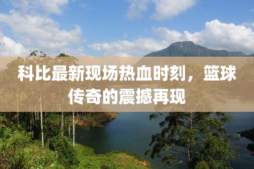 科比最新現場熱血時刻，籃球傳奇的震撼再現