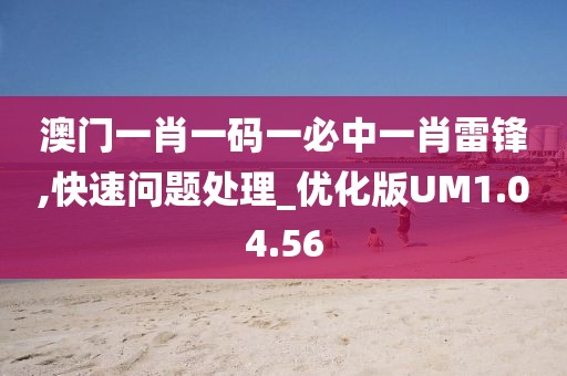 澳門一肖一碼一必中一肖雷鋒,快速問題處理_優化版UM1.04.56