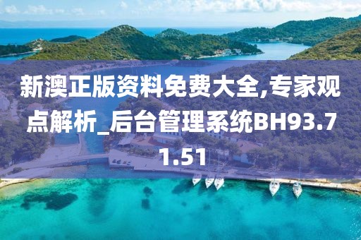 新澳正版資料免費大全,專家觀點解析_后臺管理系統BH93.71.51