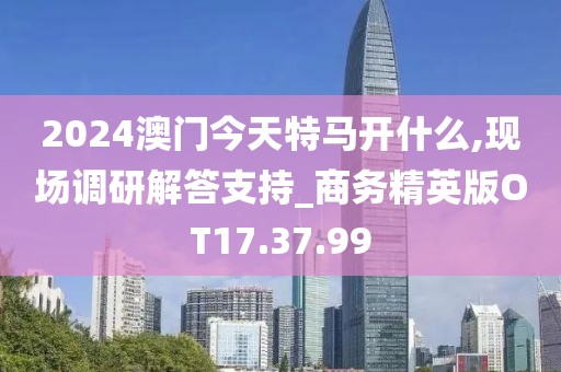 2024澳門今天特馬開什么,現場調研解答支持_商務精英版OT17.37.99