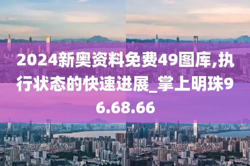 2024新奧資料免費49圖庫,執行狀態的快速進展_掌上明珠96.68.66