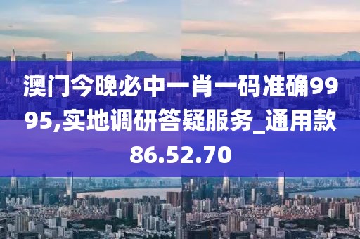 澳門今晚必中一肖一碼準確9995,實地調研答疑服務_通用款86.52.70