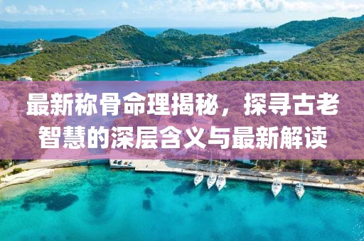 最新稱骨命理揭秘，探尋古老智慧的深層含義與最新解讀