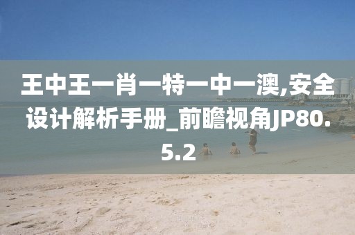 王中王一肖一特一中一澳,安全設計解析手冊_前瞻視角JP80.5.2