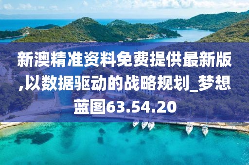 新澳精準資料免費提供最新版,以數據驅動的戰略規劃_夢想藍圖63.54.20