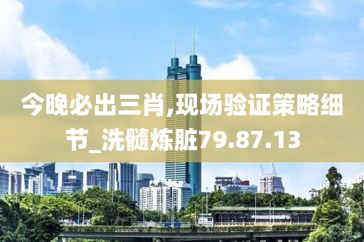 今晚必出三肖,現場驗證策略細節_洗髓煉臟79.87.13
