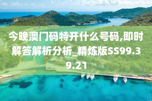 今晚澳門碼特開什么號碼,即時解答解析分析_精煉版SS99.39.21