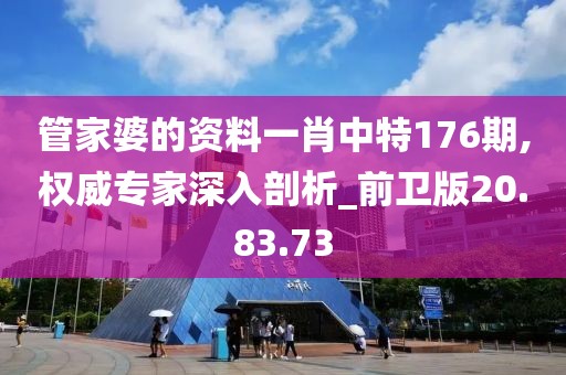 管家婆的資料一肖中特176期,權威專家深入剖析_前衛版20.83.73